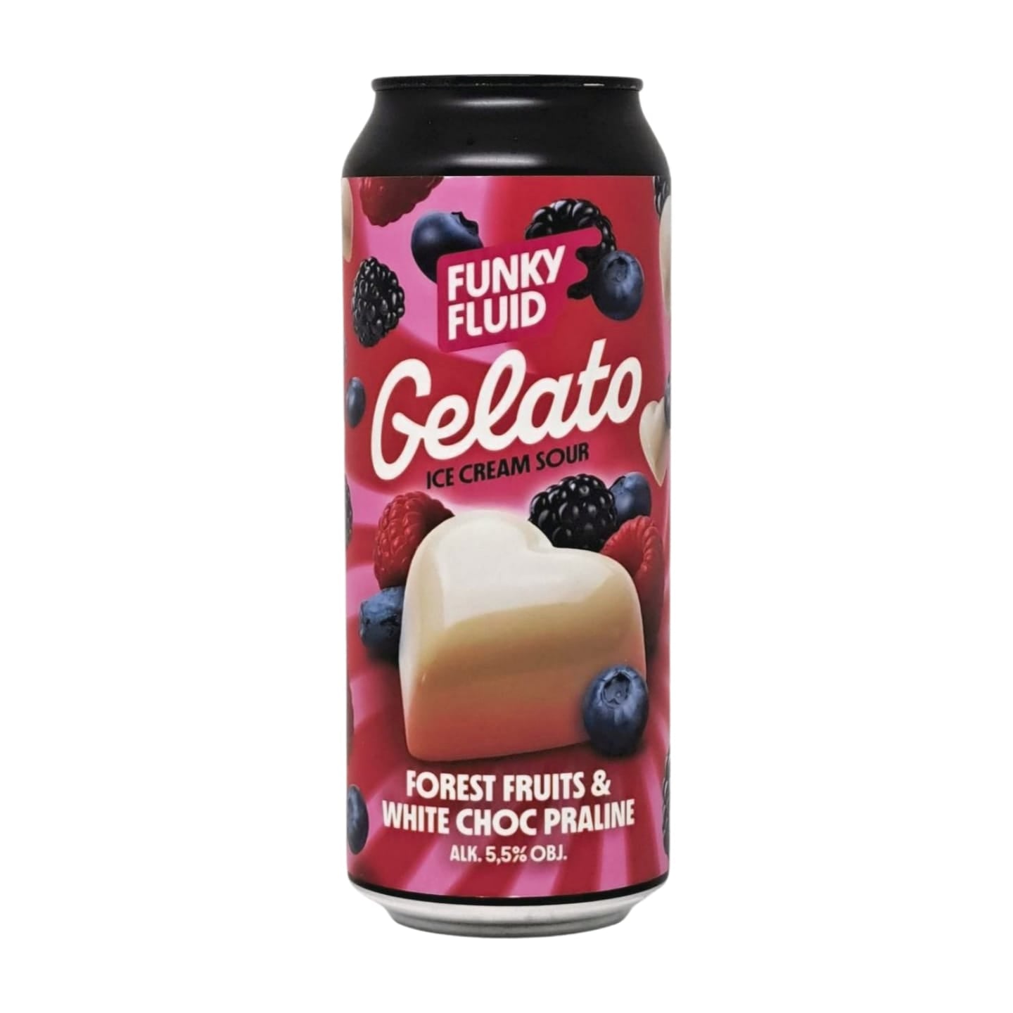 Funky Fluid Gelato: Forest Fruits & White Choc Praline Smoothie Sour