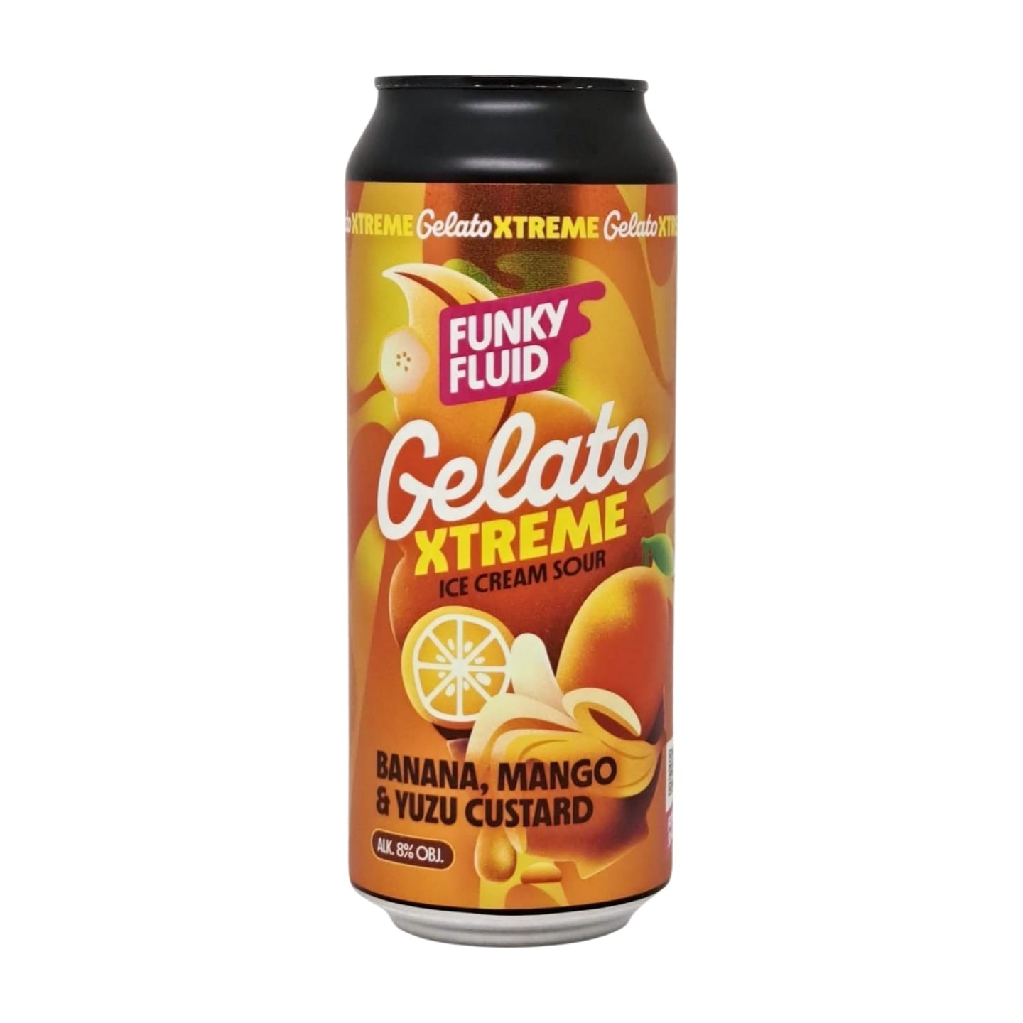 Funky Fluid Gelato XTREME: Banana, Mango & Yuzu Custard Smoothie Sour
