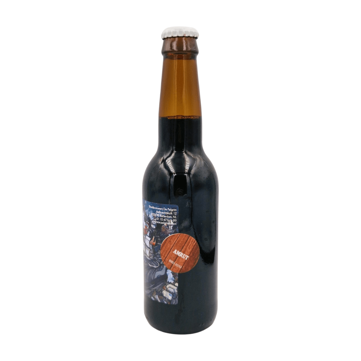 Armada des pèlerins | Stout impériale vieillie en fût de whisky Amrut