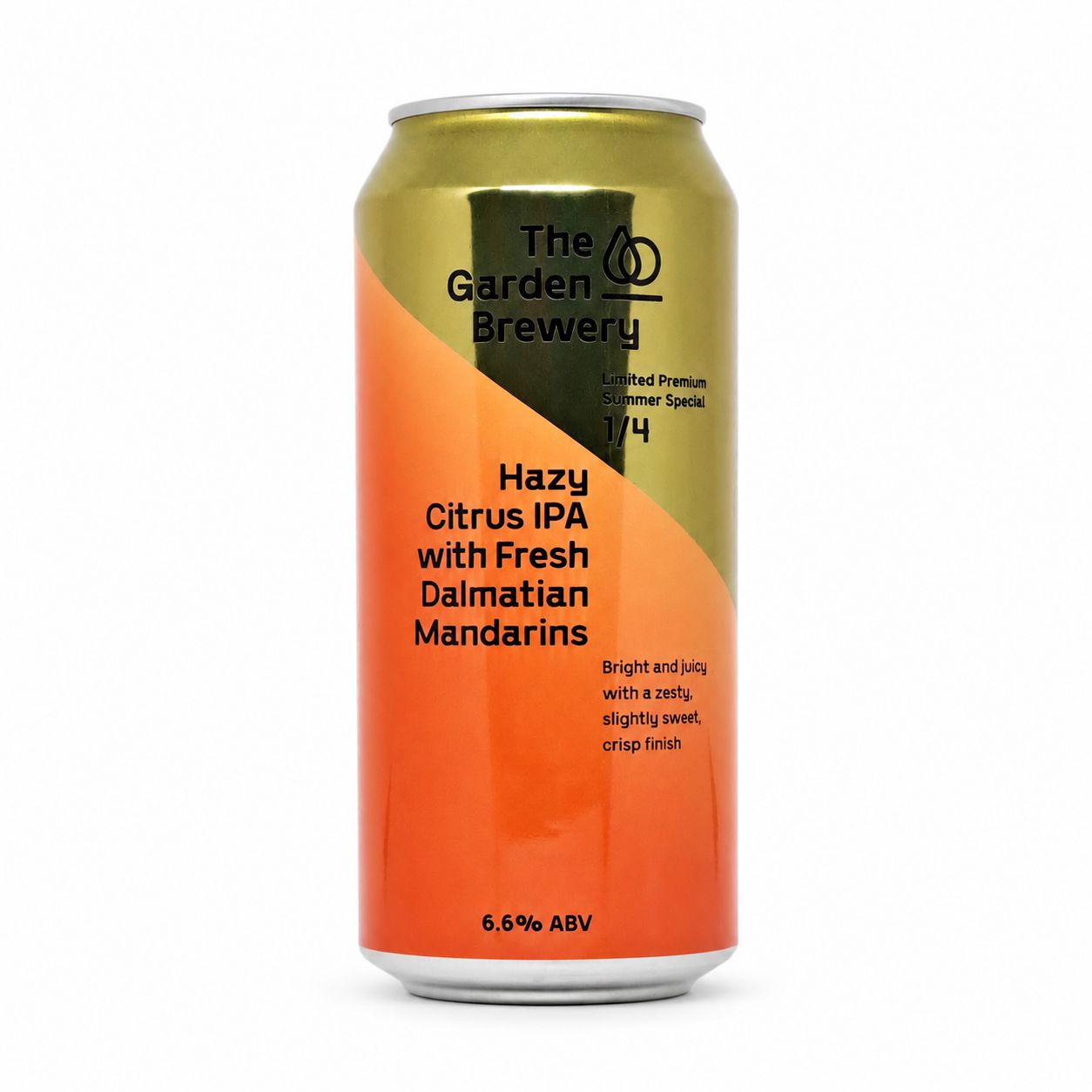 The Garden Hazy Citrus IPA With Fresh Dalmatian Mandarins NEIPA
