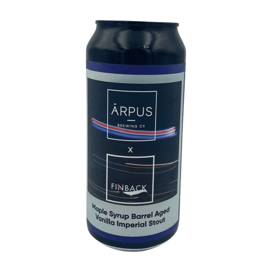 Arpus X Finnback Imperial Stout à la vanille vieillie en fût de sirop d'érable 