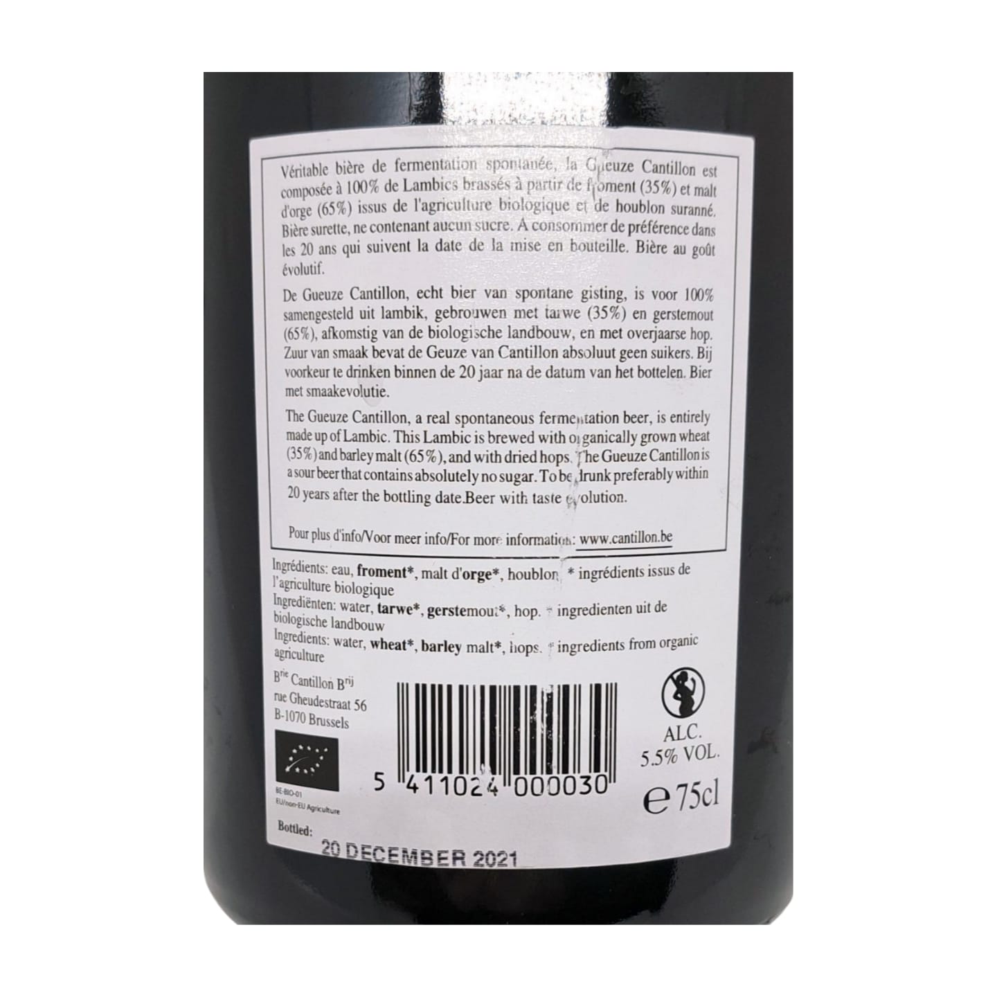 Cantillon Fou'Foune 2024 | Gueuze Lambic