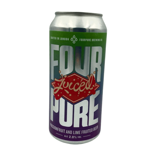 Fourpure Jus de fruit de la passion et de citron vert | Boisson acidulée aux fruits 