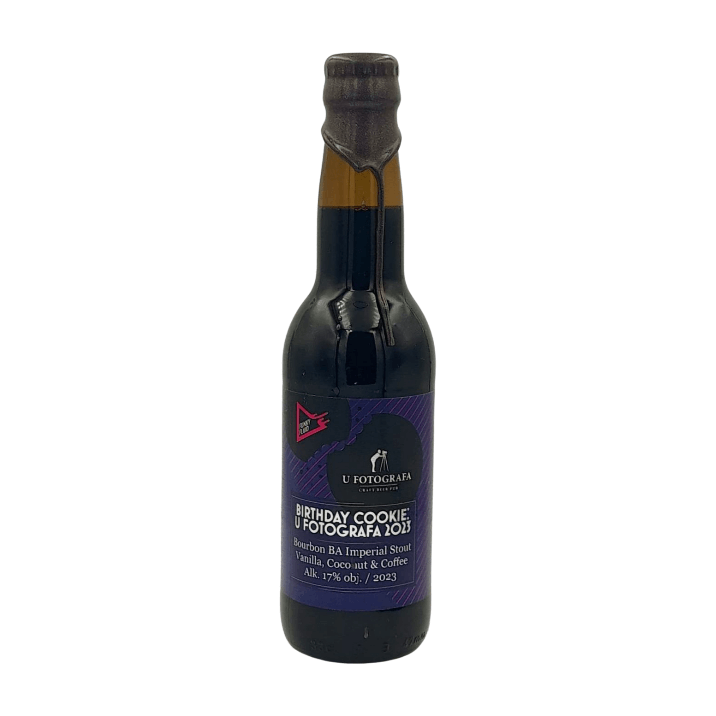 Funky Fluid Birthday Cookie: U Fotografa 2023 | Bourbon BA Stout Webshop Online Verdins Bierwinkel Rotterdam