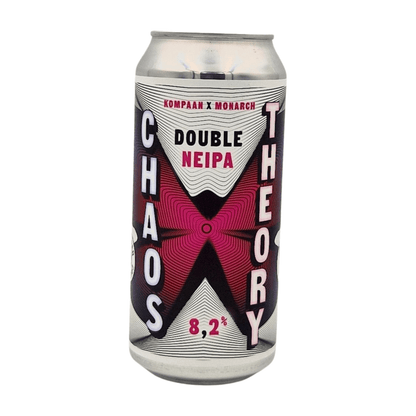 Théorie du chaos de la brasserie Kompaan X Monarch | Double NEIPA 