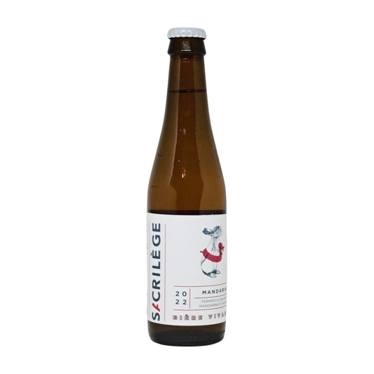 Brasserie Sacrilège Mandarine 2022 | Bière sauvage