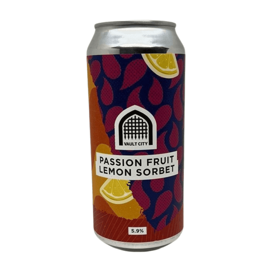 Sorbet citron-fruit de la passion Vault City | Boisson acidulée aux fruits 