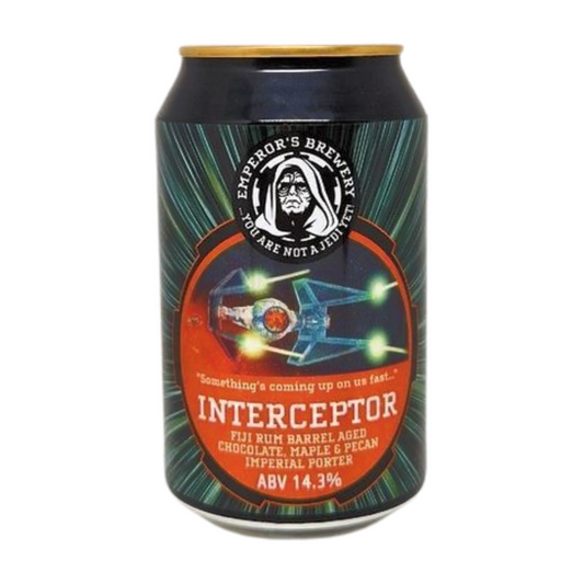 Interceptor vieillie en fût de rhum de la brasserie Emperor's Brewery | B. A. Porter